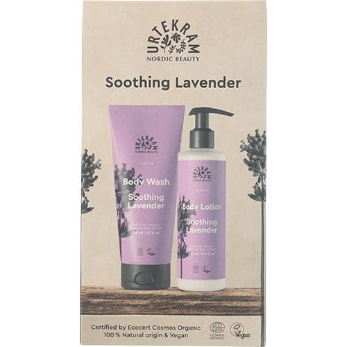 Stort online udvalg i Urtekram Gaveæske Soothing Lavender Body Lotion & Body Wash ❤ Urtekram ❤ Hurtig levering: 1 - 2 Hverdage og gratis fragt v/køb over 295 kr. GLS til pakkeshop ❤ Varenummer: HG-50832 og barcode / Ean: 5701058011929 på lager - Kæmpe udvalg i Personlig pleje - Over 434 design mærker på udsalg