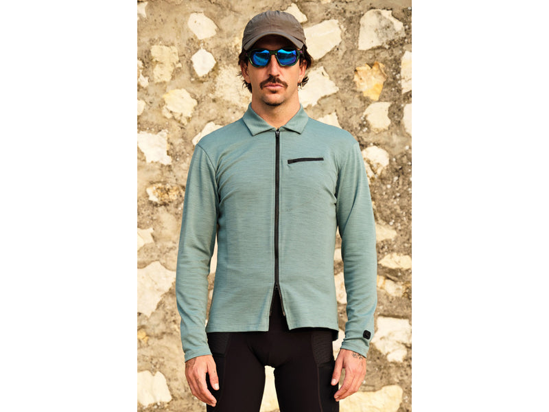 Se Giordana Gravel Uld Cykeljakke - Lange Ærmer - Solid Slate - Str. 2XL ❤ Stort online udvalg i Giordana ❤ Hurtig levering: 1 - 2 Hverdage samt billig fragt - Varenummer: CKP-840323415842 og barcode / Ean: &