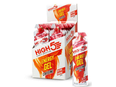 Se High5 Energy Gel+ - Energigel med hindbær- Koffein - 1 kasse á 20 stk. ❤ Stort online udvalg i High5 ❤ Hurtig levering: 1 - 2 Hverdage samt billig fragt - Varenummer: CKP-5027492008999 og barcode / Ean: '5027492008999 på lager - Udsalg på Energiprodukter Spar op til 65% - Over 785 kendte brands på udsalg