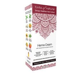 Stort online udvalg i Tints of Nature Hårfarve Henna Creme Mahogany Red 70ml ❤ Tints Of Nature ❤ Hurtig levering: 1 - 2 Hverdage og gratis fragt v/køb over 295 kr. GLS til pakkeshop ❤ Varenummer: HG-24223 og barcode / Ean: 704326425690 på lager - Kæmpe udvalg i Personlig pleje - Over 434 design mærker på udsalg