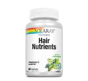Stort online udvalg i Solaray Hair Nutrients 60 kap. ❤ Solaray ❤ Hurtig levering: 1 - 2 Hverdage og gratis fragt v/køb over 295 kr. GLS til pakkeshop ❤ Varenummer: HG-22989 og barcode / Ean: 076280927832 på lager - Kæmpe udvalg i Sundhed - Over 434 design mærker på udsalg