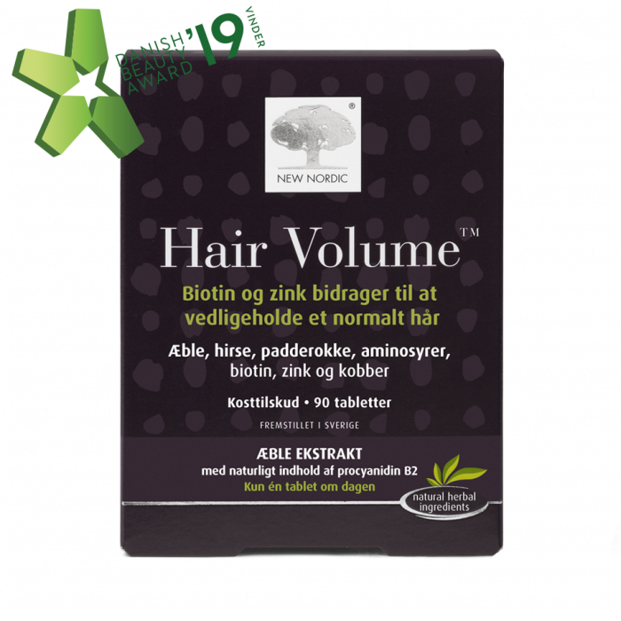 Stort online udvalg i New Nordic Hair Volume 90 tabl. ❤ New Nordic ❤ Hurtig levering: 1 - 2 Hverdage og gratis fragt v/køb over 295 kr. GLS til pakkeshop ❤ Varenummer: HG-45951 og barcode / Ean: 5021807459513 på lager - Kæmpe udvalg i Sundhed - Over 454 design brands på udsalg