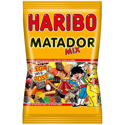 Se Haribo Matador Mix slik 01908 ❤ Stort online udvalg i Haribo ❤ Hurtig levering: 1 - 2 Hverdage samt billig fragt ❤ Varenummer: ELG-HAR01908 og barcode / Ean: 5701090068318 på lager - Udsalg på Bagning & desserter - Over 434 design mærker på udsalg