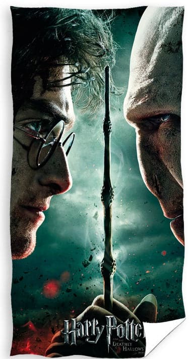Se Harry Potter and the deathly hallows Badehåndklæde - 100 procent bomuld ✔ Kæmpe udvalg i Mmaction ✔ Hurtig levering: 1 - 2 Hverdage samt billig fragt - Varenummer: MMA-2040195 og barcode / Ean: &