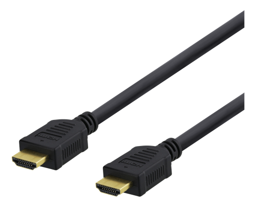 Se HDMI kabel - High Speed med Ethernet - 4K 60Hz - 1.5m - Livstidsgaranti ❤ Stort online udvalg i Deltaco ❤ Hurtig levering: 1 - 2 Hverdage samt billig fragt - Varenummer: CPD-DL77HDMI-1015D og barcode / Ean: &