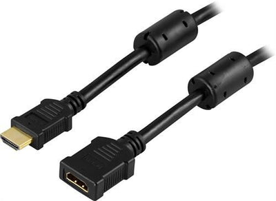 Se HDMI forlængerkabel, HDMI (han) til HDMI (hun) - 2m, sort - Livstidsgaranti ❤ Kæmpe udvalg i Deltaco ❤ Hurtig levering: 1 - 2 Hverdage samt billig fragt - Varenummer: CPD-DL77HDMI-122 og barcode / Ean: '7340004650287 på lager - Udsalg på Kabler & Adaptere/Billedkabler/HDMI kabler/HDMI forlængerkabel Spar op til 56% - Over 424 kendte brands på udsalg