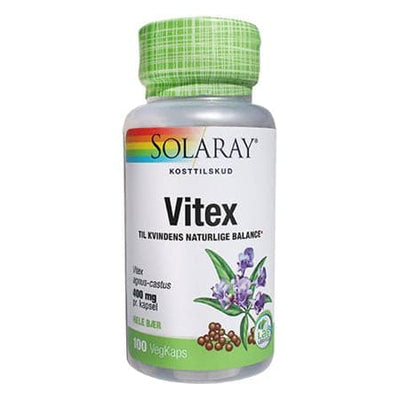 Stort online udvalg i Solaray Vitex 400 mg ❤ Solaray ❤ Hurtig levering: 1 - 2 Hverdage og gratis fragt v/køb over 295 kr. GLS til pakkeshop ❤ Varenummer: HG-7925 og barcode / Ean: 076280208467 på lager - Kæmpe udvalg i Sundhed - Over 434 design mærker på udsalg