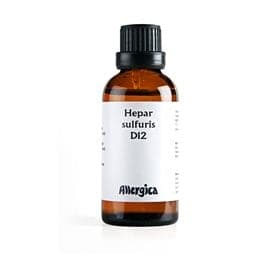 Stort online udvalg i Allergica Hepar sulf. D12 50ml. ❤ Allergica ❤ Hurtig levering: 1 - 2 Hverdage og gratis fragt v/køb over 295 kr. GLS til pakkeshop ❤ Varenummer: HG-14622 og barcode / Ean: 5703157024817 på lager - Kæmpe udvalg i Sundhed - Over 300 kendte brands på udsalg