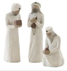 Willow Tree The Tree Wise Men  H.22 cm. 3 dele