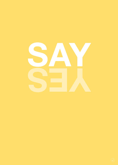 Se Say Yes - Yellow af Rikke Axelsen ❤ Stort online udvalg i Rikke Axelsen ❤ Hurtig levering: 1 - 2 Hverdage samt billig fragt ❤ Varenummer: ILL-14733 og barcode / Ean: på lager - Udsalg på Illux Art shop - Grafisk kunst - Rikke Axelsen - Tekst og citater Spar op til 51% - Over 454 design mærker på udsalg