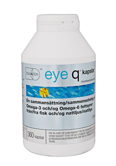 Stort online udvalg i Equazen Fiskeolie EPA+DHA+GLA ( Tidligere Eye Q ) - 360 kaps. ❤ Equazen ❤ Hurtig levering: 1 - 2 Hverdage og gratis fragt v/køb over 295 kr. GLS til pakkeshop ❤ Varenummer: HG-1315 og barcode / Ean: 5060072606086 på lager - Kæmpe udvalg i Sundhed - Over 412 kendte brands på udsalg