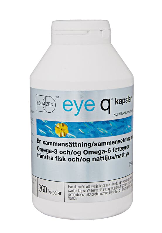 Stort online udvalg i Equazen Fiskeolie EPA+DHA+GLA ( Tidligere Eye Q ) - 360 kaps. ❤ Equazen ❤ Hurtig levering: 1 - 2 Hverdage og gratis fragt v/køb over 295 kr. GLS til pakkeshop ❤ Varenummer: HG-1315 og barcode / Ean: 5060072606086 på lager - Kæmpe udvalg i Sundhed - Over 412 kendte brands på udsalg