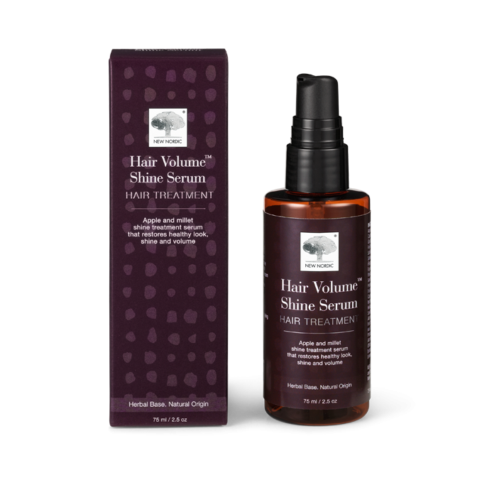 Stort online udvalg i New Nordic Hair Volume Shine Serum 75ml ❤ New Nordic ❤ Hurtig levering: 1 - 2 Hverdage og gratis fragt v/køb over 295 kr. GLS til pakkeshop ❤ Varenummer: HG-45904 og barcode / Ean: 5021807459049 på lager - Kæmpe udvalg i Personlig pleje - Over 454 design brands på udsalg