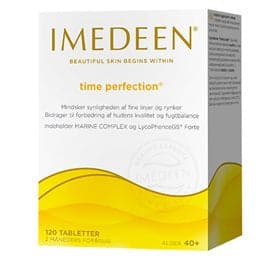 Stort online udvalg i Imedeen Time Perfection 40+ 120 tab. ❤ Imedeen ❤ Hurtig levering: 1 - 2 Hverdage og gratis fragt v/køb over 295 kr. GLS til pakkeshop ❤ Varenummer: HG-5122 og barcode / Ean: 5700666025564 på lager - Kæmpe udvalg i Sundhed - Over 454 kendte brands på udsalg