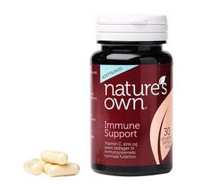 Stort online udvalg i Natures Own Immune Support 30 kap. ❤ Natures Own ❤ Hurtig levering: 1 - 2 Hverdage og gratis fragt v/køb over 295 kr. GLS til pakkeshop ❤ Varenummer: HG-24328 og barcode / Ean: 5021758003537 på lager - Kæmpe udvalg i Sundhed - Over 454 design brands på udsalg