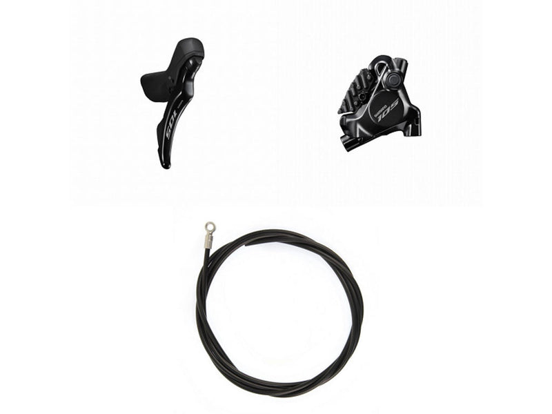 Se Shimano 105 - Bremsesæt BR-R7170/ST-R7120 - Højre/Bag - Hydraulisk - Sort ❤ Stort online udvalg i Shimano ❤ Hurtig levering: 1 - 2 Hverdage samt billig fragt - Varenummer: CKP-4550170819149 og barcode / Ean: &
