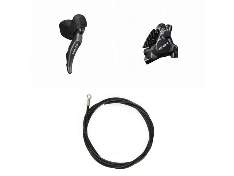 Se Shimano GRX - Skifte og bremsegrebssæt - BR-RX820/ST-RX820 - Højre/Bag - Hydraulisk - Sort ❤ Kæmpe udvalg i Shimano ❤ Hurtig levering: 1 - 2 Hverdage samt billig fragt - Varenummer: CKP-4550170241889 og barcode / Ean: &