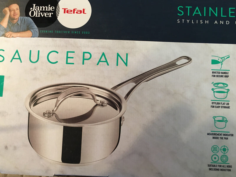 Tefal Jamie Oliver Cook´s Classics Kasserolle 1,5 ktr. 16 cm. SS