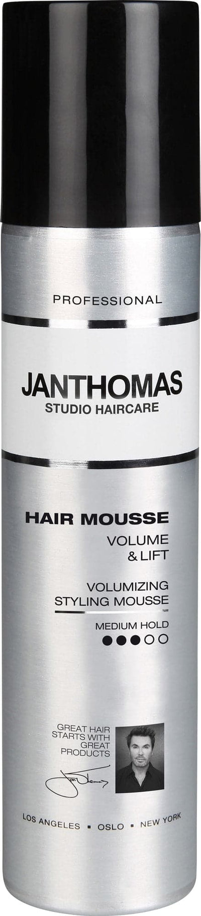 Se Jan Thomas Volume & Lift hårmousse JT941243 ❤ Stort online udvalg i Jan Thomas Studio Styling ❤ Hurtig levering: 1 - 2 Hverdage samt billig fragt ❤ Varenummer: ELG-319103 og barcode / Ean: 5710404924431 på lager - Udsalg på Tilbehør til hårpleje & styling - Over 785 kendte brands på udsalg