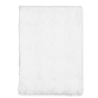 Juna Diamant Håndklæde 50x100 cm hvid - Køb online nu