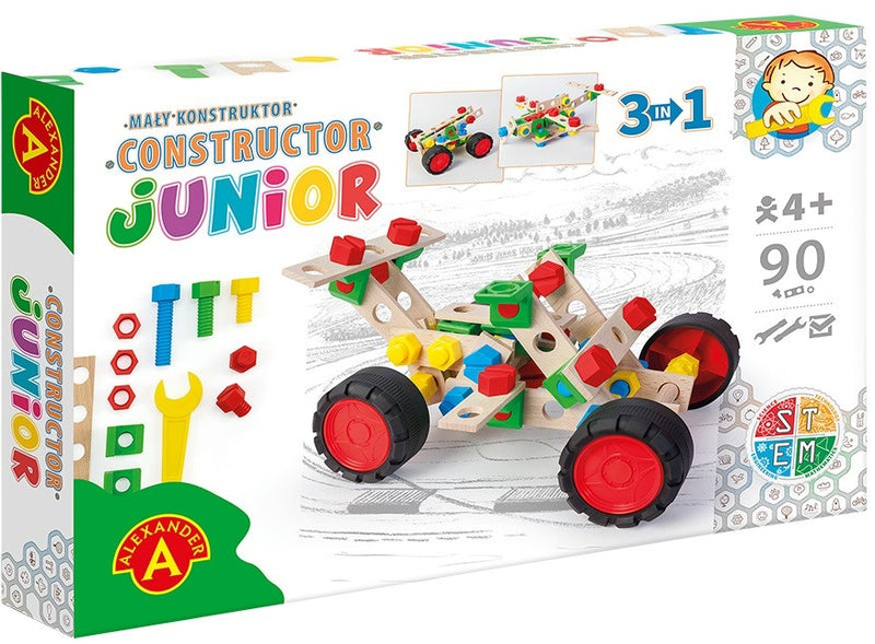 Se Junior Træ Konstruktionsbyggesæt 3-i-1 Buggy ✔ Kæmpe udvalg i Alexander ✔ Hurtig levering: 1 - 2 Hverdage samt billig fragt - Varenummer: MMA-2182823 og barcode / Ean: &