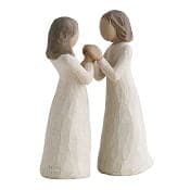 Willow Tree Sisters By Heart H. 13 cm. - Køb online nu