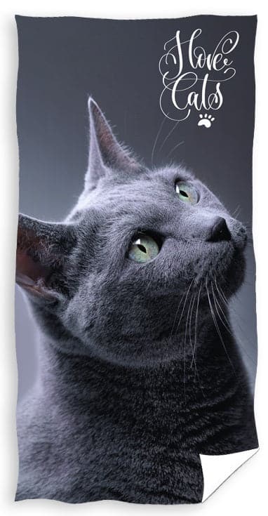 Se Katte ''Love Cats'' Badehåndklæde - 100 procent bomuld ✔ Kæmpe udvalg i Mmaction ✔ Hurtig levering: 1 - 2 Hverdage samt billig fragt - Varenummer: MMA-2040220 og barcode / Ean: '5902689472404 på lager - Udsalg på Badehåndklæder til Børn Spar op til 51% - Over 454 design mærker på udsalg