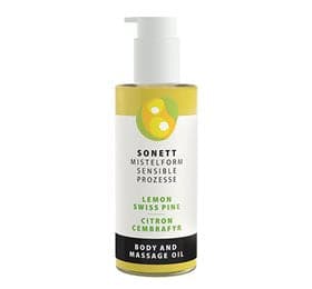 Stort online udvalg i Sonett Krops & Massageolie citron og cembrafyr. - 145ml. ❤ Sonett Krops & Massageolie ❤ Hurtig levering: 1 - 2 Hverdage og gratis fragt v/køb over 295 kr. GLS til pakkeshop ❤ Varenummer: HG-15477 og barcode / Ean: 4007547772540 på lager - Kæmpe udvalg i Personlig pleje - Over 434 design mærker på udsalg