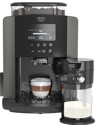 Se Krups Arabica Latte espressomaskine EA819E10 ❤ Kæmpe udvalg i Krups ❤ Hurtig levering: 1 - 2 Hverdage samt billig fragt - Varenummer: ELG-455982 og barcode / Ean: '10942225713 på lager - tilbud på Espressomaskine Spar op til 63% - Over 412 design brands på tilbud
