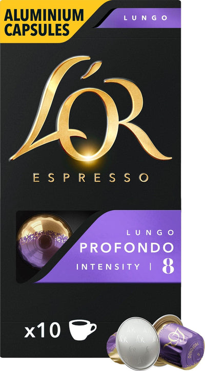 Se L Or Lungo 8 Profondo kaffekapsler 4028594 ❤ Stort online udvalg i L`Or ❤ Hurtig levering: 1 - 2 Hverdage samt billig fragt ❤ Varenummer: ELG-12888 og barcode / Ean: 8711000360569 på lager - Udsalg på Kaffetilbehør - Over 454 kendte mærker på udsalg