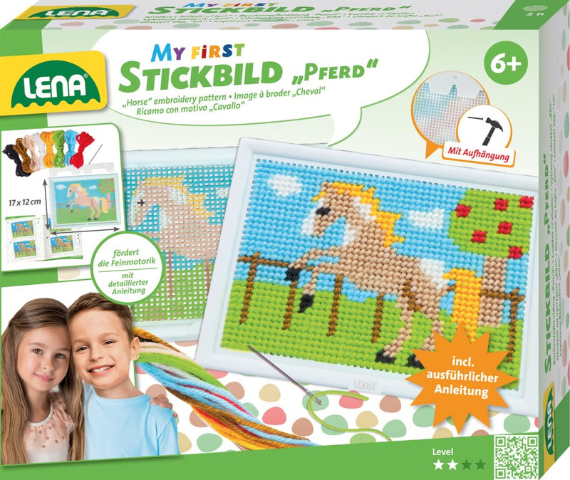 Se Lena Mit Første Broderi - Heste Stramaj til børn ✔ Kæmpe udvalg i Lena ✔ Hurtig levering: 1 - 2 Hverdage samt billig fragt - Varenummer: MMA-18242625 og barcode / Ean: &