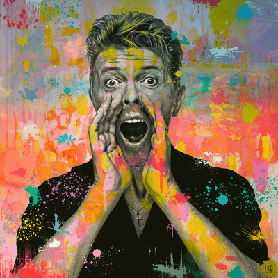 Se Let's Dance af Helt Sort ✔ Kæmpe udvalg i  Helt Sort ✔ Hurtig levering: 1 - 2 Hverdage samt billig fragt - Varenummer: ILL-15244 og barcode / Ean:  på lager - Udsalg på Illux Art shop - Helt Sort - Mennesker - Pop art Spar op til 54% - Over 1454 design mærker på udsalg