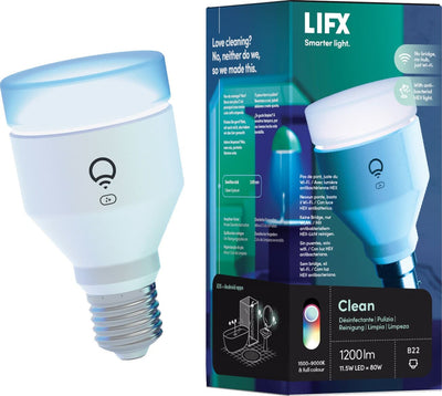Se Lifx Clean LED-pære E27 ❤ Stort online udvalg i LIFX ❤ Hurtig levering: 1 - 2 Hverdage samt billig fragt ❤ Varenummer: ELG-318279 og barcode / Ean: 9347403003377 på lager - Udsalg på Lamper & belysning - Over 785 kendte brands på udsalg