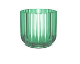 Lyngby stagen 6,5 cm Grøn glas