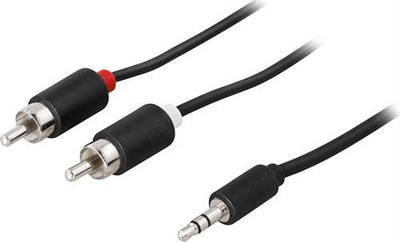 Se High grade Minijack 3.5mm til 2xPhono kabel - 1 m - Livstidsgaranti ❤ Kæmpe udvalg i Deltaco ❤ Hurtig levering: 1 - 2 Hverdage samt billig fragt - Varenummer: CPD-DL774658221 og barcode / Ean: '7340004658221 på lager - Udsalg på Kabler & Adaptere/Lydkabler/Phono/RCA kabel & adapter Spar op til 53% - Over 454 design mærker på udsalg