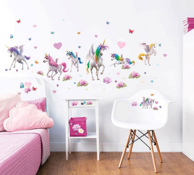 Se Magiske Enhjørninger / Magical Unicorn Wallstickers ✔ Kæmpe udvalg i Walltastic ✔ Hurtig levering: 1 - 2 Hverdage samt billig fragt - Varenummer: MMA-19845989 og barcode / Ean: '5060107045989 på lager - Udsalg på Wallstickers til børneværelset Spar op til 51% - Over 434 design brands på udsalg