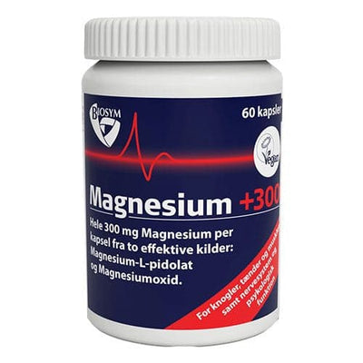 Stort online udvalg i BioSym Magnesium +300 60 kapsler ❤ Biosym ❤ Hurtig levering: 1 - 2 Hverdage og gratis fragt v/køb over 295 kr. GLS til pakkeshop ❤ Varenummer: HG-16602 og barcode / Ean: 5705380167965 på lager - Kæmpe udvalg i Sundhed - Over 350 kendte brands på udsalg