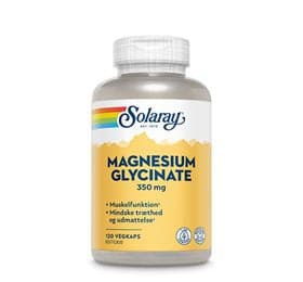 Stort online udvalg i Solaray Magnesium Glycinate 120 kap. ❤ Solaray ❤ Hurtig levering: 1 - 2 Hverdage og gratis fragt v/køb over 295 kr. GLS til pakkeshop ❤ Varenummer: HG-53344 og barcode / Ean: 76280951110 på lager - Kæmpe udvalg i Sundhed - Over 434 design mærker på udsalg