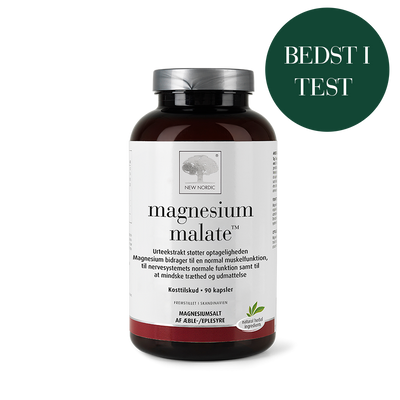 Stort online udvalg i New Nordic Magnesium Malate 90 kapsler ❤ New Nordic ❤ Hurtig levering: 1 - 2 Hverdage og gratis fragt v/køb over 295 kr. GLS til pakkeshop ❤ Varenummer: HG-45035 og barcode / Ean: 5021807450350 på lager - Kæmpe udvalg i New Nordic - Over 454 design brands på udsalg