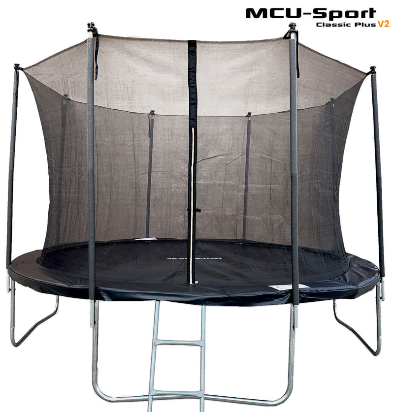 Se MCU-Sport Classic Plus V2  3.7M Trampolin + Sikkerhedsnet + Stige Sort ✔ Kæmpe udvalg i  MCU-Sport ✔ Hurtig levering: 1 - 2 Hverdage samt billig fragt - Varenummer: MMA-13775 og barcode / Ean: &
