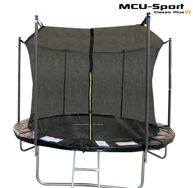 Se MCU-Sport Classic Plus V2  3,05M Trampolin + Sikkerhedsnet + Stige Sort ✔ Kæmpe udvalg i  MCU-Sport ✔ Hurtig levering: 1 - 2 Hverdage samt billig fragt - Varenummer: MMA-13782 og barcode / Ean: &