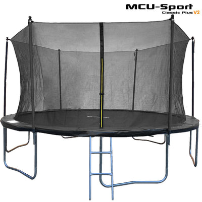 Se MCU-Sport Classic Plus V2 4.88M Trampolin + Sikkerhedsnet + Stige Sort ❤ Kæmpe udvalg i MCU-Sport ❤ Hurtig levering: 1 - 2 Hverdage samt billig fragt - Varenummer: MMA-13777 og barcode / Ean: '5712548136695 på lager - Udsalg på Have Trampoliner Spar op til 61% - Over 454 kendte mærker på udsalg