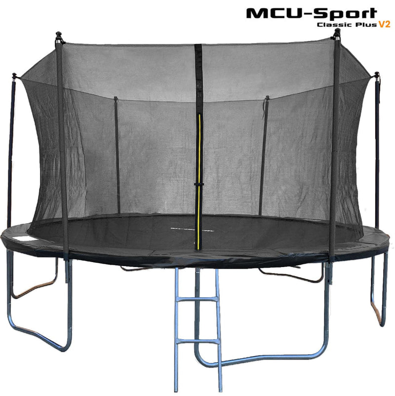 Se MCU-Sport Classic Plus V2 4.88M Trampolin + Sikkerhedsnet + Stige Sort ❤ Kæmpe udvalg i MCU-Sport ❤ Hurtig levering: 1 - 2 Hverdage samt billig fragt - Varenummer: MMA-13777 og barcode / Ean: &