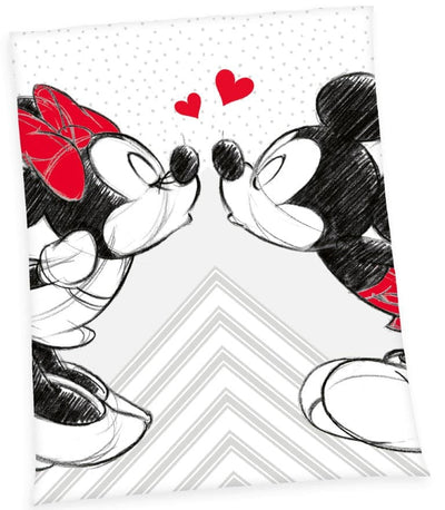 Se Mickey & Minnie Fleece tæppe - 150 x 200 cm ✔ Kæmpe udvalg i  Herding ✔ Hurtig levering: 1 - 2 Hverdage samt billig fragt - Varenummer: MMA-2010247 og barcode / Ean: '4006891957481 på lager - Udsalg på Fleece tæpper til børn Spar op til 51% - Over 434 design mærker på udsalg
