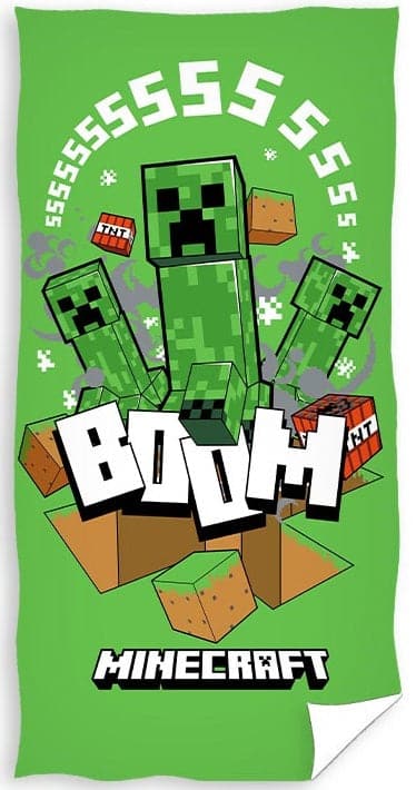Se Minecraft Badehåndklæde - 100 procent bomuld ❤ Kæmpe udvalg i KopK ❤ Hurtig levering: 1 - 2 Hverdage samt billig fragt - Varenummer: MMA-2040394 og barcode / Ean: '5904302580060 på lager - Udsalg på Badehåndklæder til Børn Spar op til 58% - Over 454 design mærker på udsalg