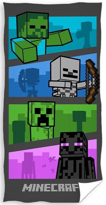 Se Minecraft Badehåndklæde model 2 - 100 procent bomuld ❤ Kæmpe udvalg i KopK ❤ Hurtig levering: 1 - 2 Hverdage samt billig fragt - Varenummer: MMA-2040395 og barcode / Ean: '5904302580077 på lager - Udsalg på Badehåndklæder til Børn Spar op til 57% - Over 454 design mærker på udsalg