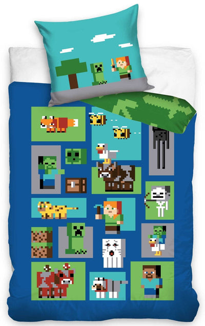 Se Minecraft Blocks Gamer Sengetøj - 100 procent bomuld ❤ Kæmpe udvalg i KopK ❤ Hurtig levering: 1 - 2 Hverdage samt billig fragt - Varenummer: MMA-2040399 og barcode / Ean: '5904302579941 på lager - Udsalg på Gaming Sengetøj til Børn Spar op til 51% - Over 454 design mærker på udsalg