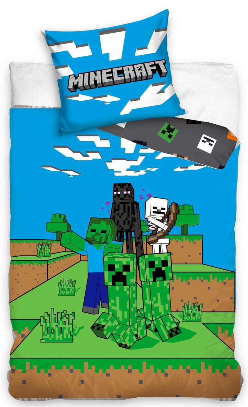 Se Minecraft Mobs Gamer Sengetøj - 100 procent bomuld ❤ Kæmpe udvalg i KopK ❤ Hurtig levering: 1 - 2 Hverdage samt billig fragt - Varenummer: MMA-2040400 og barcode / Ean: &