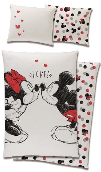 Se Minnie og Mickey Mouse Sengetøj 150 x 210 cm - 100 procent bomuld ✔ Kæmpe udvalg i  mmaction ✔ Hurtig levering: 1 - 2 Hverdage samt billig fragt - Varenummer: MMA-2040327 og barcode / Ean: '5904302501317 på lager - Udsalg på Sengetøj 150 x 210 cm Spar op til 63% - Over 434 design mærker på udsalg