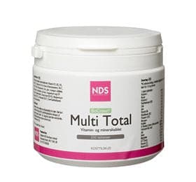 Stort online udvalg i NDS Multi Total multivitamin og mineral 250 tab. ❤ NDS ❤ Hurtig levering: 1 - 2 Hverdage og gratis fragt v/køb over 295 kr. GLS til pakkeshop ❤ Varenummer: HG-9182 og barcode / Ean: 5707343110117 på lager - Kæmpe udvalg i Sundhed - Over 454 design brands på udsalg